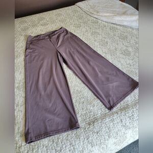 G4Free Wide Leg Yoga Pants Taupe Size Medium